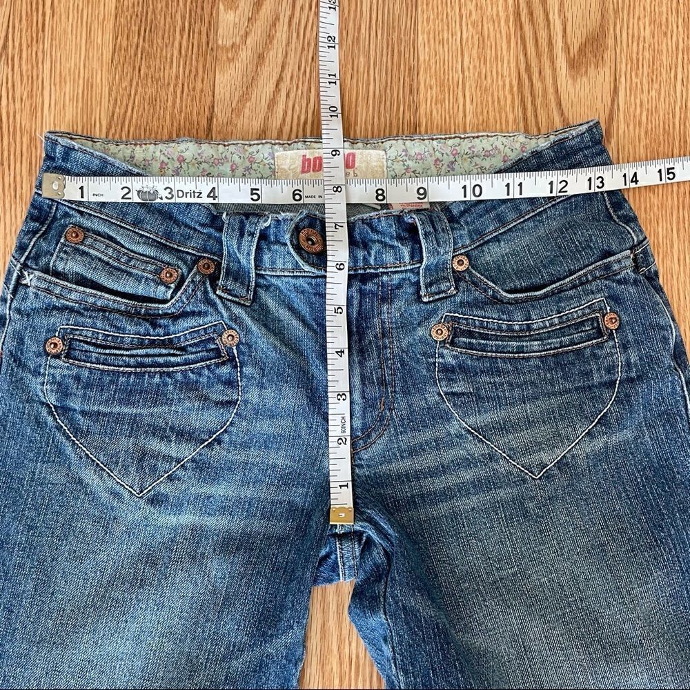 Bongo Vintage Y2K cropped capri low rise jeans - Picture 8 of 14